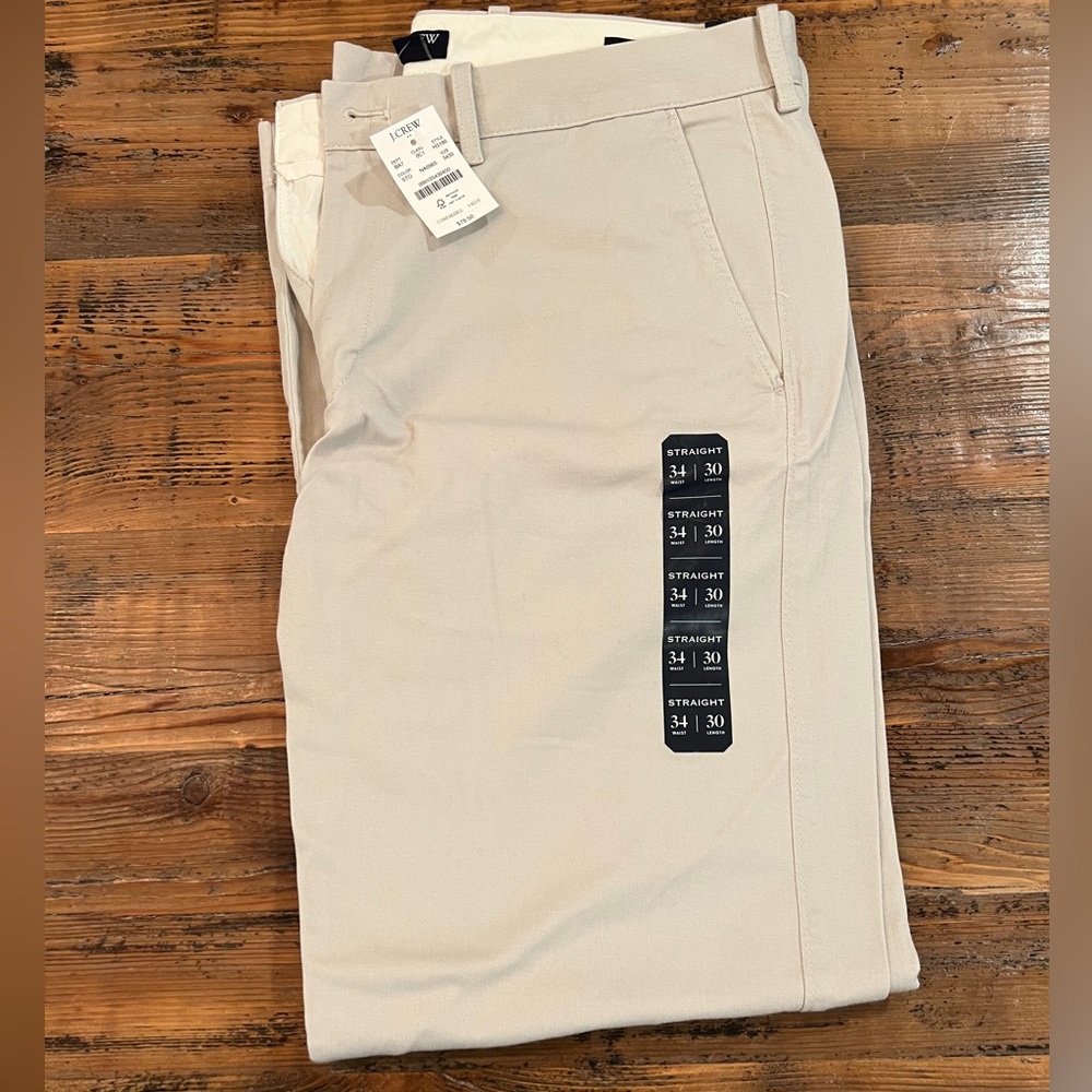 J. Crew Factory Men's Khaki Chinos
